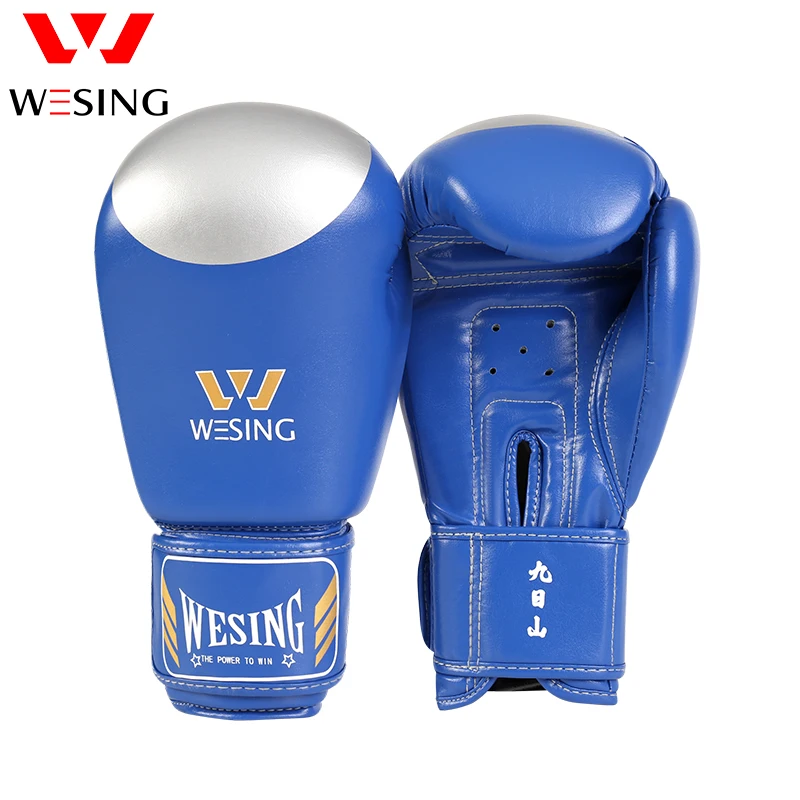 Wesing Black Red Blue Boxing Gloves for Training Competition Sports Gym Protective Gears Protection Kickboxing Gloves