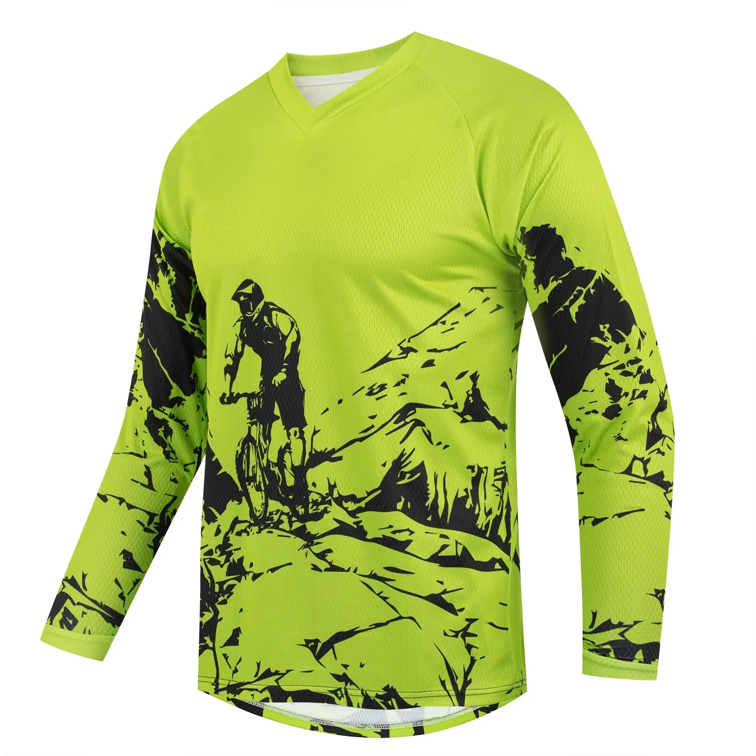 MTB Mountain Bike Long Sleeve Jersey Downhill Off Road Cycling Shirt Quick Dry Breathable Motocross Top Family Matching Outfits