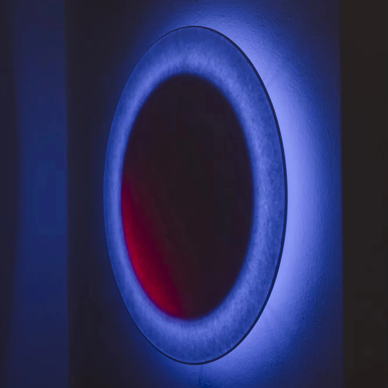 Creative Full Moon LED Wall Lamp with Remote Control Auto Color Rendering Index Dimmable Modern Design for Bedroom & Living Room