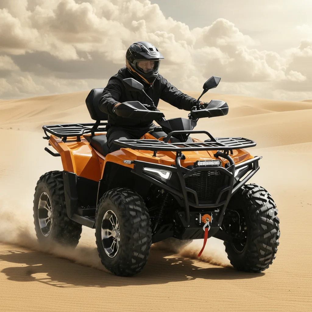 New Arrival 350cc 4x4 ATV Adult Off-Road Quad Bike with Electric Start & CVT Transmission for Global Market
