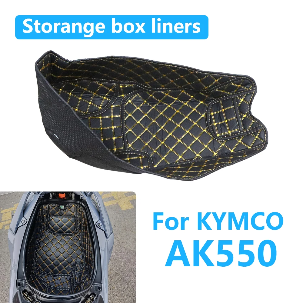 For KYMCO AK550 Motorcycle Rear Trunk Inner Cushion Seat Bucket Storage Luggage Box Liner Pad Rear Tail Seat Case Bag Lining Pad
