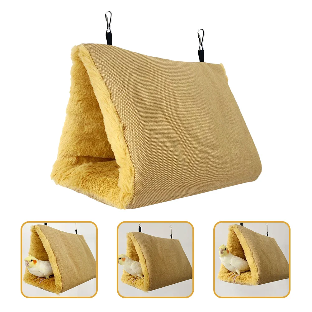 

Parrot Hammock Long-Lasting Soft Warm Nest for Small Birds Hanging Bed in Cage Or Home Decor Use Bird Hammock Warm Bird Nest