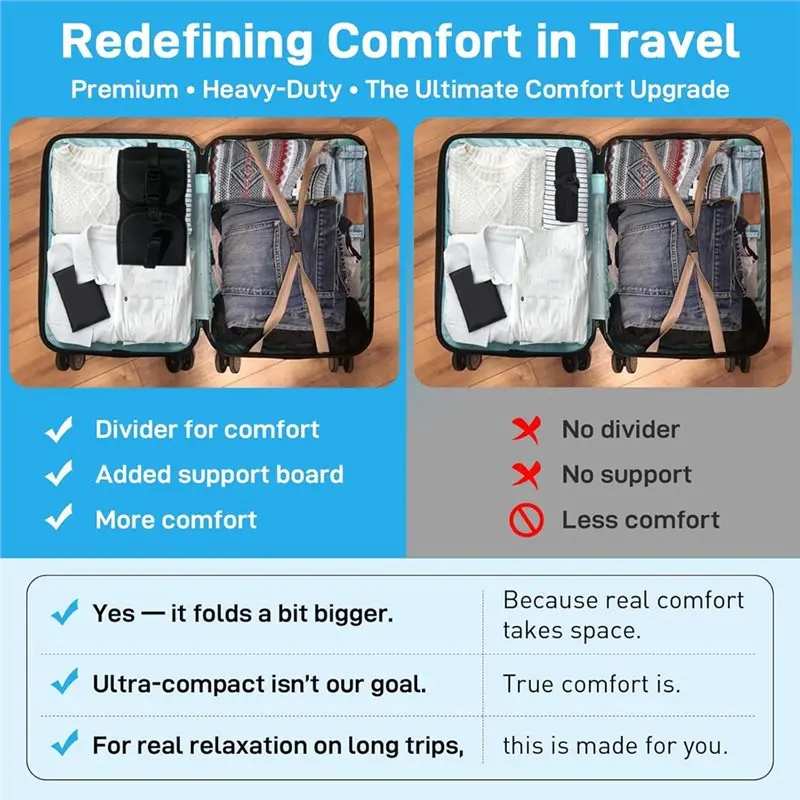 【RECOMENDAR】تصميم مريح لقسم القدم قابل للإزالة، أرجوحة قدم الطائرة، لملحقات مسند القدم أثناء السفر #6