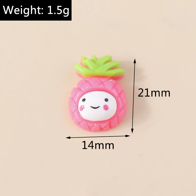Leslie Zufällige 10/20/30 Stück gemischte Harz Lebensmittel Blume Tier Nail Art Handyhülle Haarnadel Kühlschrank handgemachte DIY Charms Zubehör – Detail 14