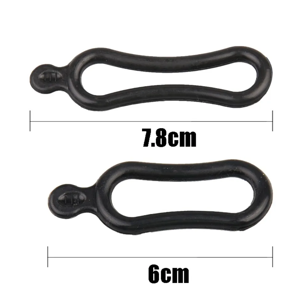 Black Fastening Rubber Rubber 4X Band Bicycle Bike Light Fastening Light Loop Mounting O Ring Practical High Quality