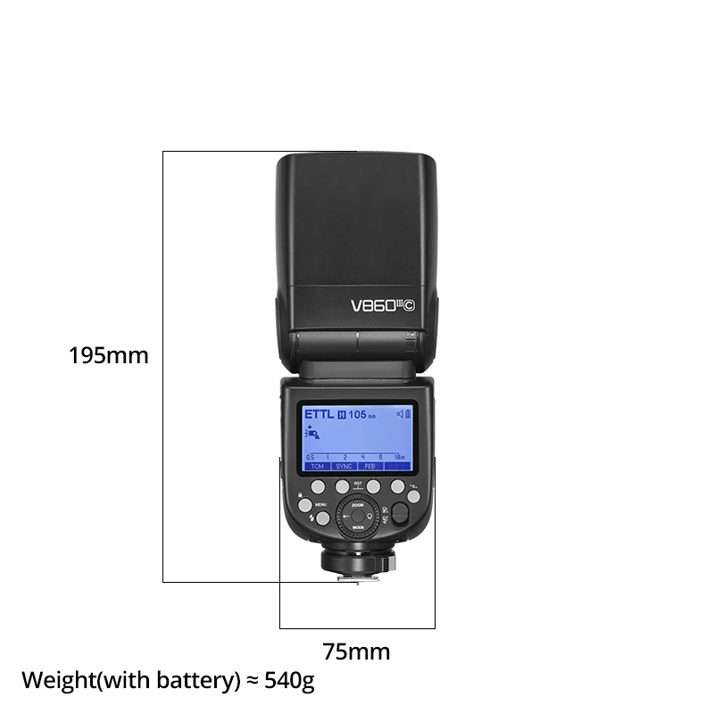 Godox V860III V860 III Speedlite Camera Flash E-TTL HSS Flash Light for Canon Sony Nikon Fuji Olympus Panasonic Pentax Camera