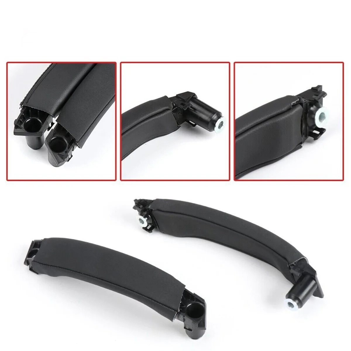 1Pair Car Inner Door Handle LR076151 LR076161 for Land Rover Discovery 2015-2019 Door Panel Pull Handle LR076153 R076163