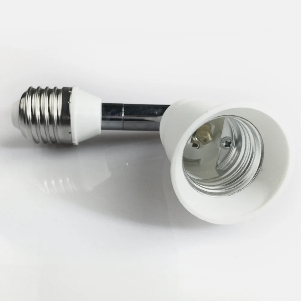 

E27 Socket Extender Bulb Holder Adjustable Light Base Converter For Recessed Lighting Fixture Lamp Support Pbt Metal Material