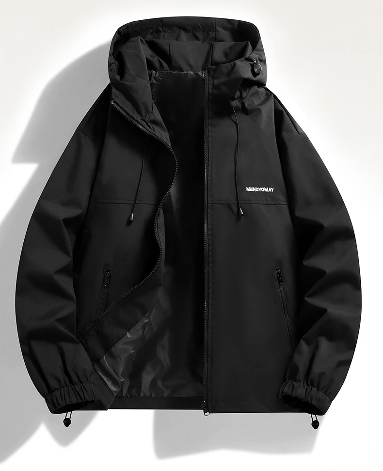 Unisex-Wanderjacken, wasserdicht, winddicht, für Frühling und Herbst, Trekkingjacke, Damen-Windjacke, Outdoor-Angel- und Campingjacke, Paarjacken. – Detail 1
