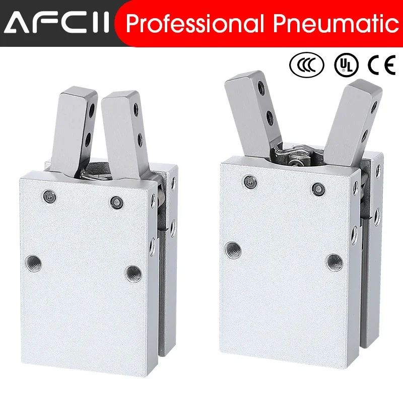 

MHC2 10D 16D 20D 25D 32D Double Acting Pneumatic Gripper SMC Type Angular Style Aluminium Clamps Air Cylinder Manufacturers