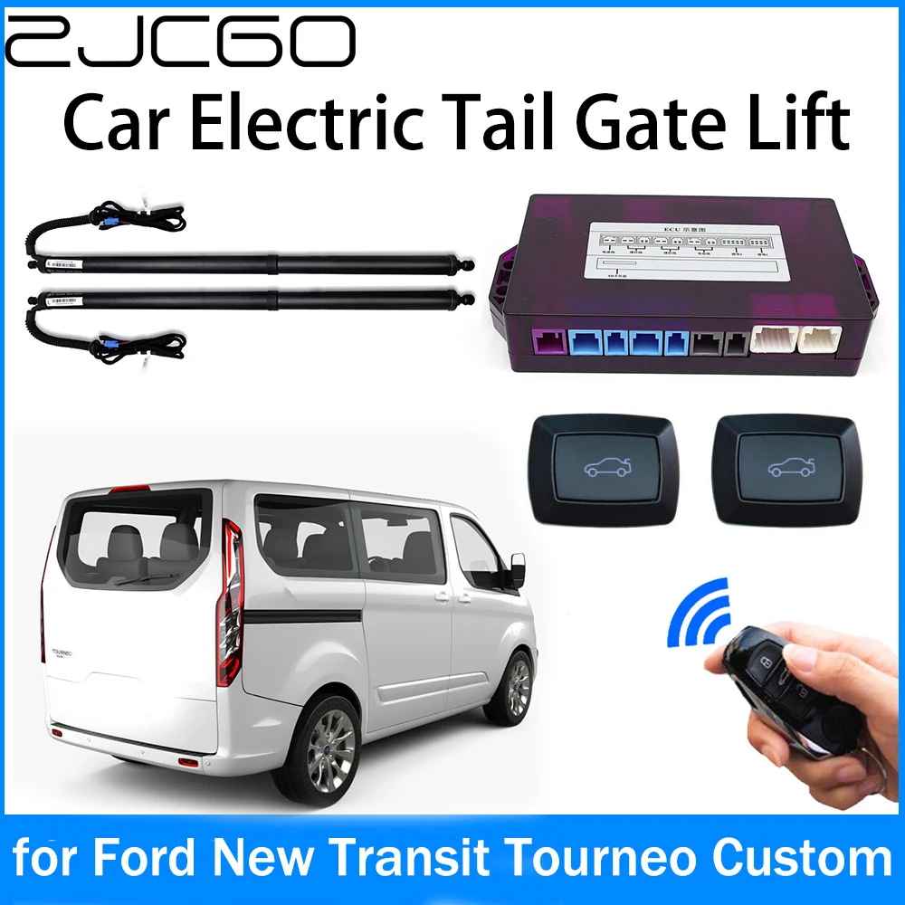 

ZJCGO Power Trunk Electric Suction Tailgate Intelligent Tail Gate Lift Strut for Ford New Transit Tourneo Custom 2012~2022