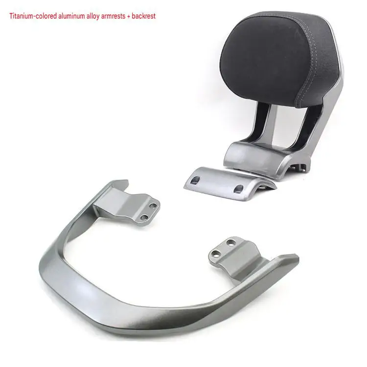 For Ninebot MMAX2 110P Mechanic Gen2 Aluminum Rear Grab Bar Backrest Thick Elastic Cushion Original Hole Direct Mount Mod