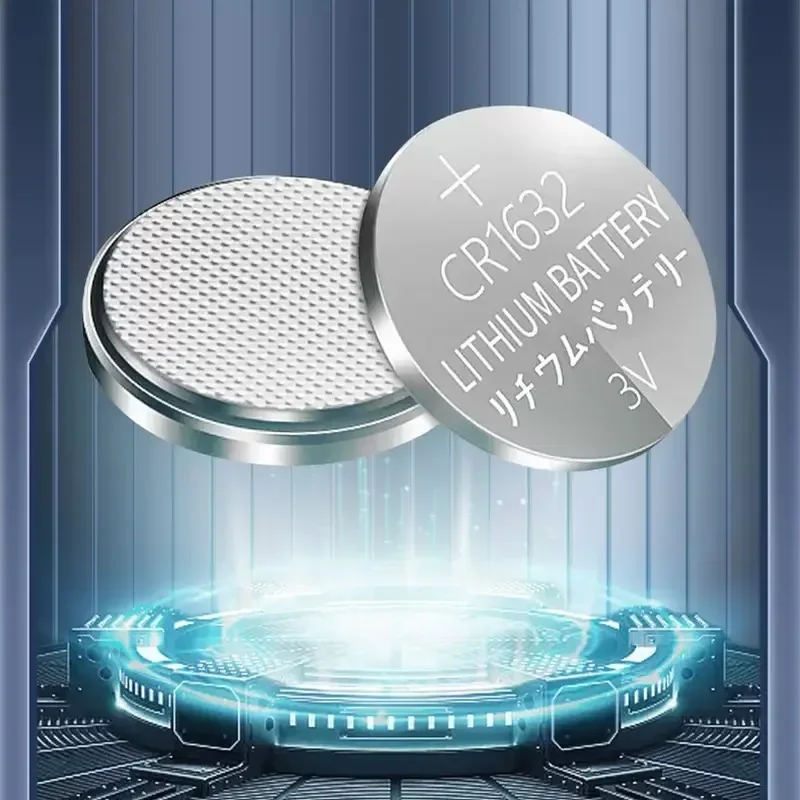 5-100PCS 3V CR1632 Battery CR 1632 Lithium Battery DL1632 BR1632 KCR1632 ECR1632 For Car Remote Control Watch Button Coin Cells