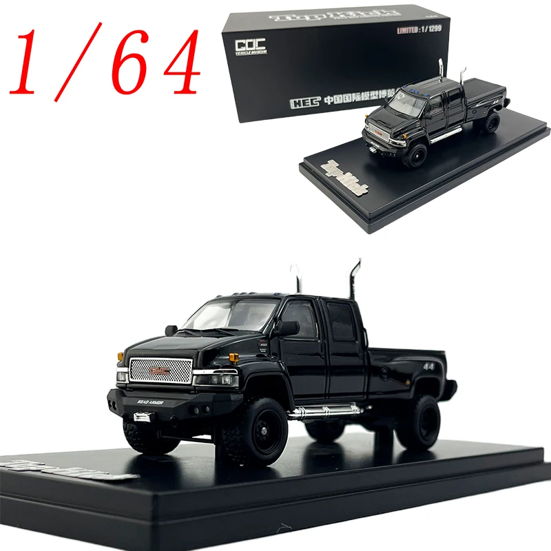 

GOC Top Kick Diecast 1/64 Scale GMC Alloy Car Model GMC Pickup C4500 Truck Play Vehicle Collection Toys for Boys Gift Original