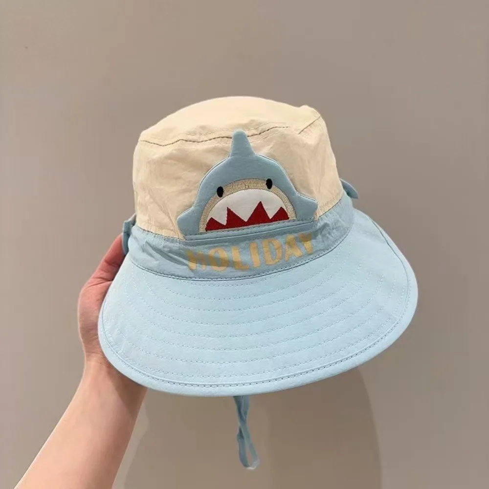 New Cute Style Sun Shade Hats Breathable Thin and Soft Babies Bucket Hat Quick Dry for Beach Fisherman Hat Outdoor Use