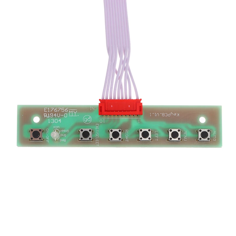 New 1pc 6 Keys Button Keyboard Plate Monitor Plug-in Driver Board Motherboard Control Board For Industrial Equipment