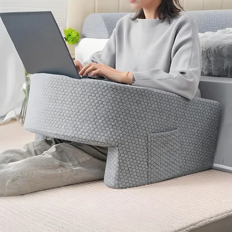 Reading Pillow Extra Arm Rest Pillow Large Memory Foam Reading Pillow Bed Rest Pillow for Reading Working Removable