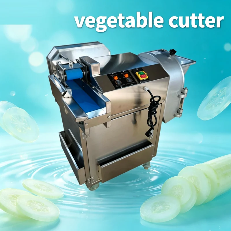 Commercial large capacity food fruit slicing onion carrot cucumber potato vegetable cutting machine
