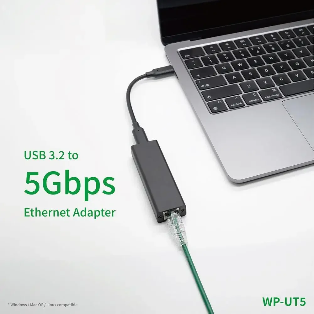 محول إيثرنت USB3.2 إلى 5GbE محول لـ Realtek RTL8157 اتصال شبكة LAN سلكي USB 3.2 5G Base-T محول إيثرنت