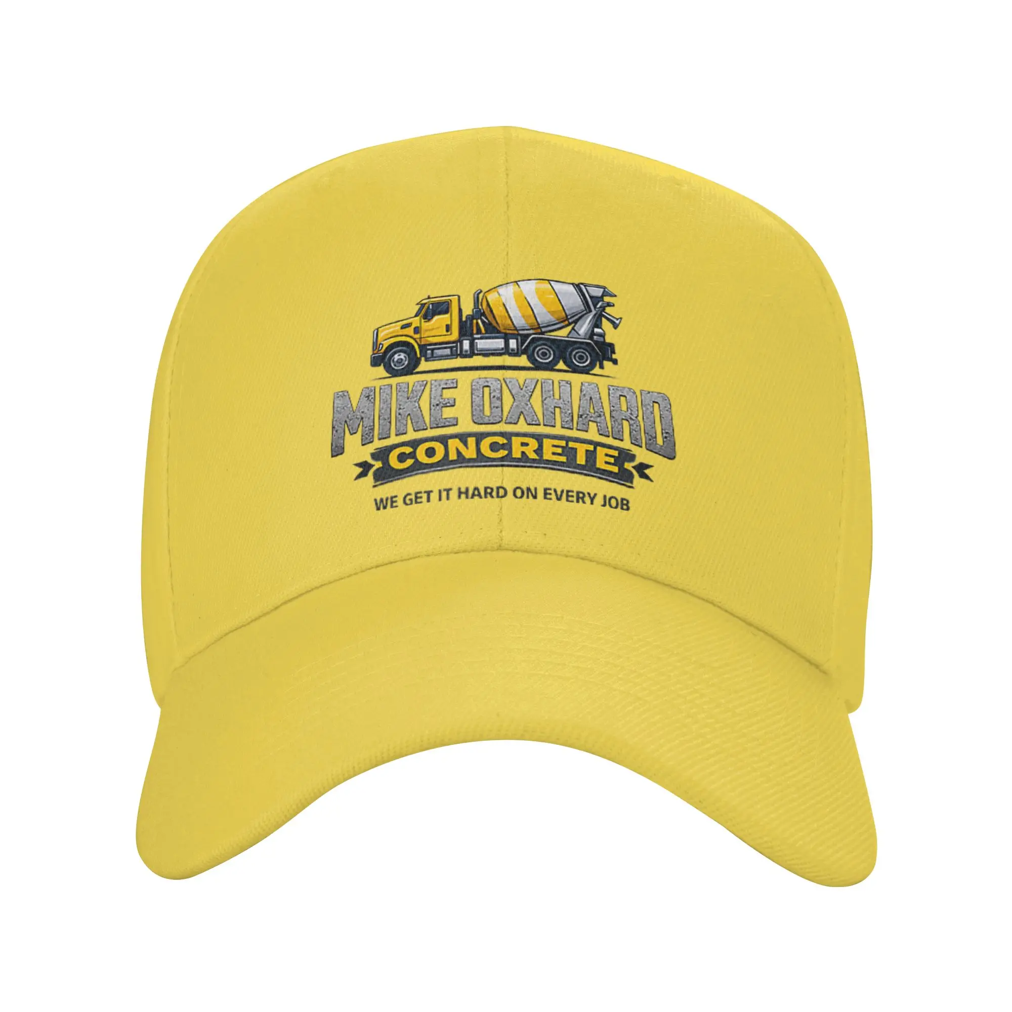 Mike Oxhard Concrete Construction Work Truck Baseball Cap  Spring Design Print Trucker Hat For Men Women Hunting Snapback Cap