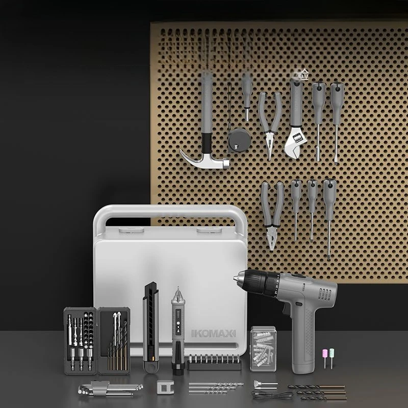 متعددة الوظائف أداة السلطة مجموعة أدوات إصلاح كهربائي مجموعة مفك تأثير الحفر أدوات المنظم الأجهزة DIY أدوات اليد