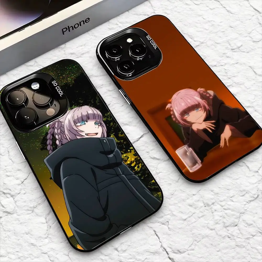 

N-Nazuna N-Nanakusa C-Call of the night For iPhone 16,15,14,13,12,11,8,7,Pro,Max,Plus,Mini,XS,SE Anti Fall Black Matte Hard