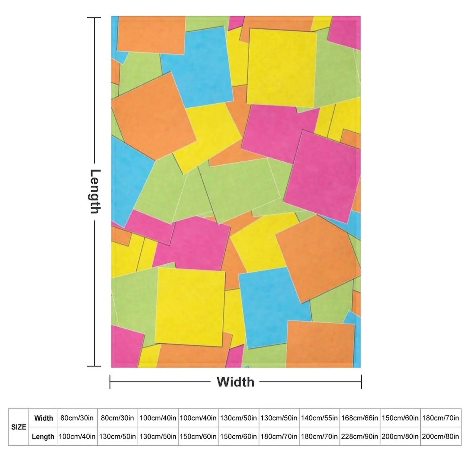 Sticky Notes Art Throw Blanket Beach Luxury Thicken cosplay anime Weighted heavy to sleep blankets ands Blankets