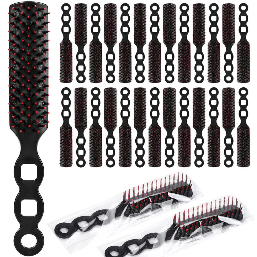 

Наборы расчесок для бездомых людей, расчески против спутывания волос, антистатические массажные расчески, одноразовые пластиковые расчески