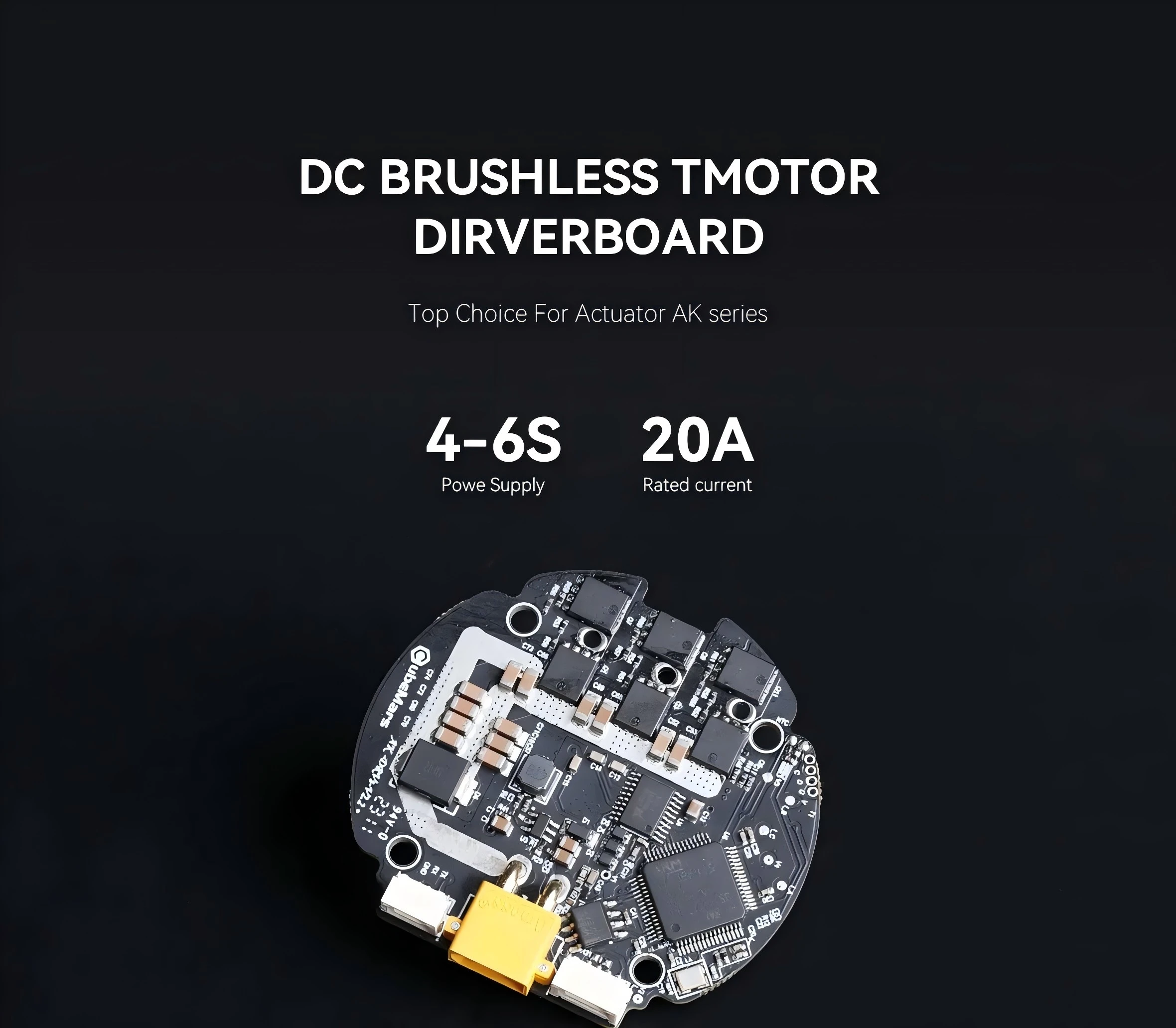 Cubermars Driver Board-V2.2 Controlador de motor sin escobillas planetario integrado