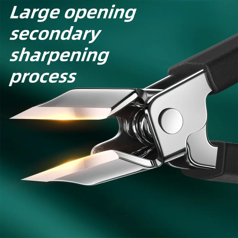 究極の精度、プロ仕様のステンレス製爪切りキューティクルニッパー - 特に陥入爪に適しています - Precisio