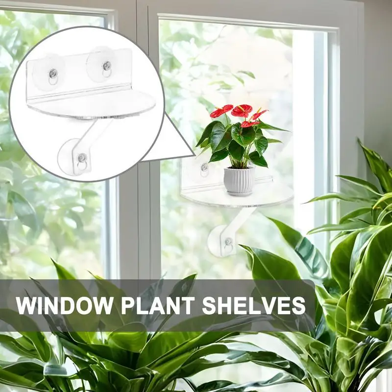 

Оконная полка для растений, 2X акриловая присоска, удлинитель подоg, компактная винтовка для кухни, органайзер для ванной комнаты