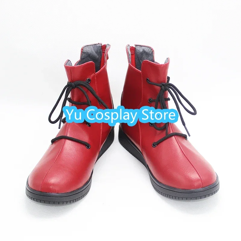 Yuji Itadori Red Boots Anime Cosplay Shoes Halloween Carnival PU Leather Shoes Cosplay Props Custom Made