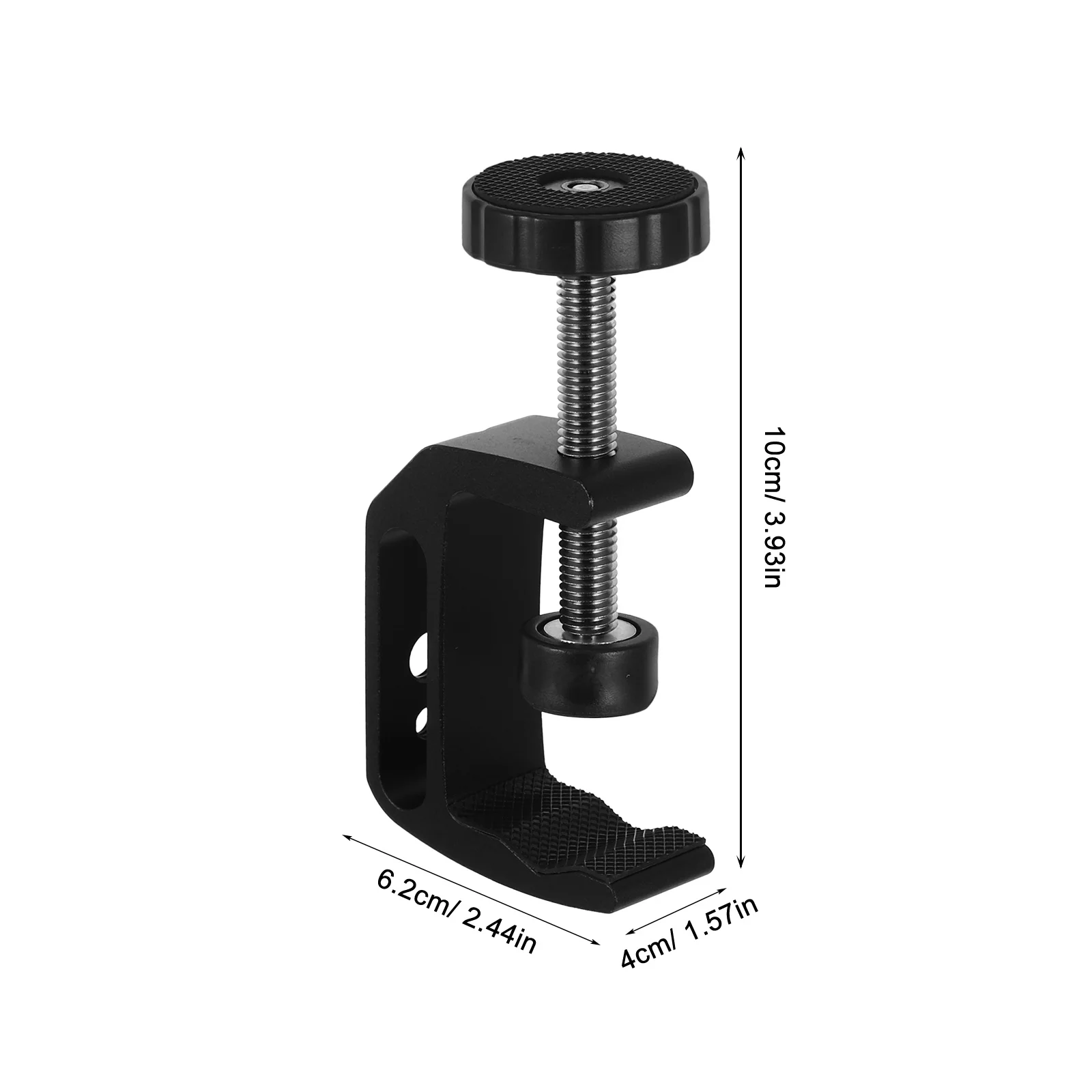 2Pcs C Clamp Long Lasting Good Material Table Mount Clamp for Woodworking Jig Universal Desk Tool Table Mount Clamps