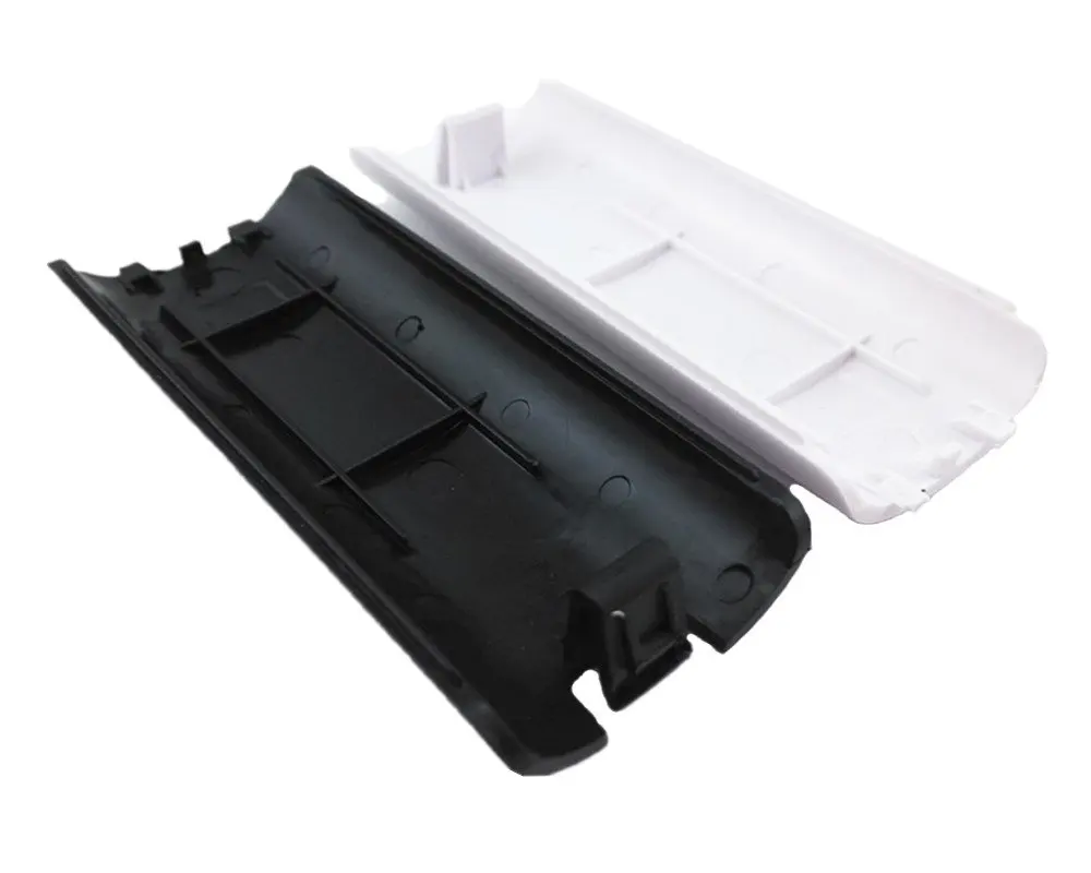 غطاء باب خلفي بديل باللونين الأبيض والأسود لجهاز تحكم عن بعد نينتندو وي