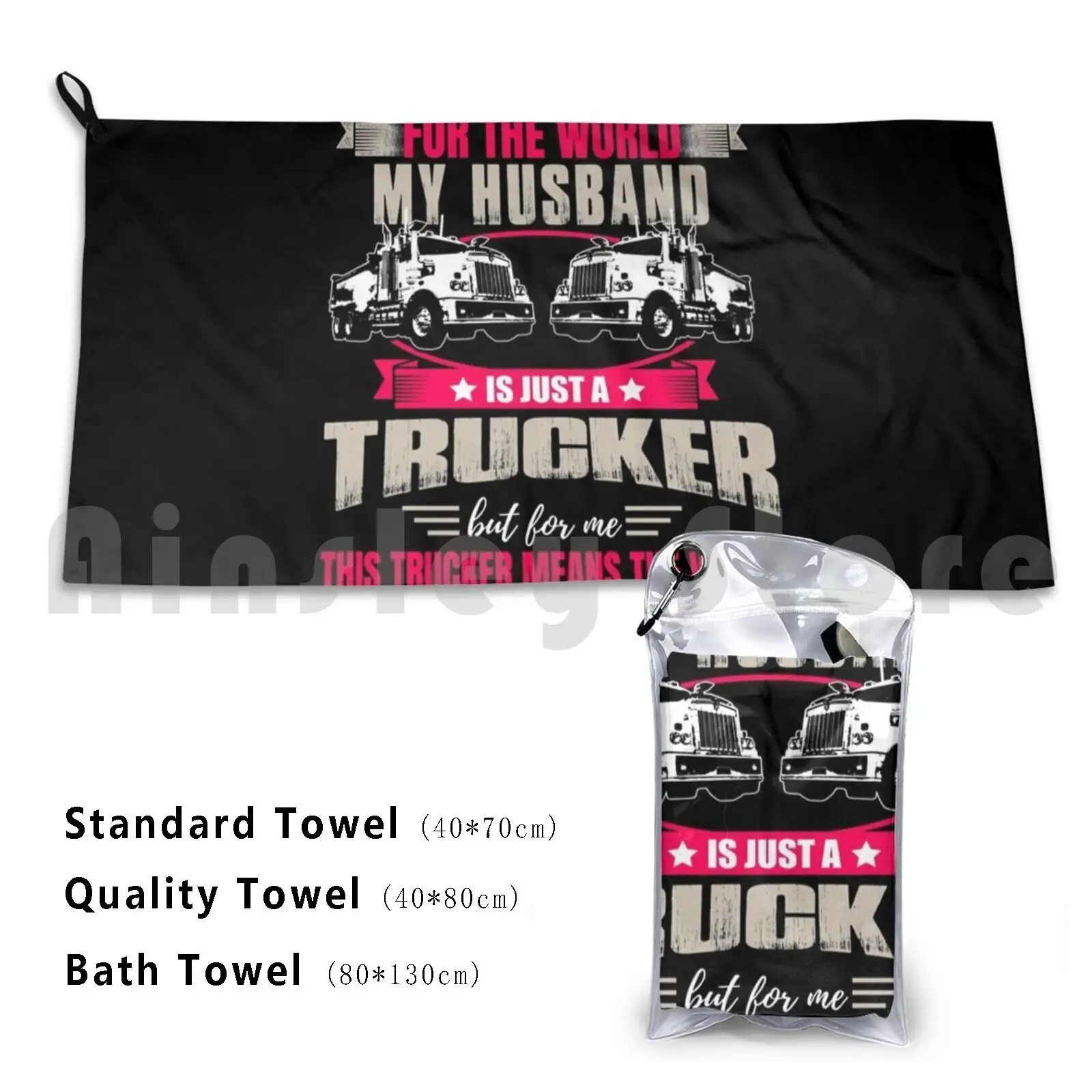 Divertido camionero marido logística autopista regalo toalla de playa toalla de calidad de secado rápido camión camionero trabajo Autobahn