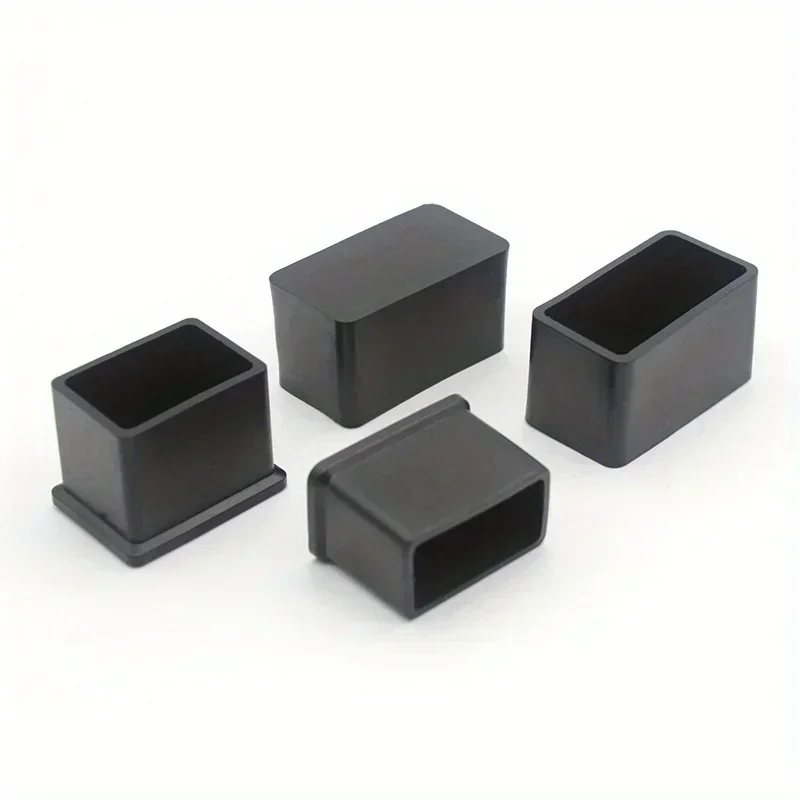 20*40mm square tube soft coat Mechanical equipment foot non-slip foot cover pad square tube plug scalp plug