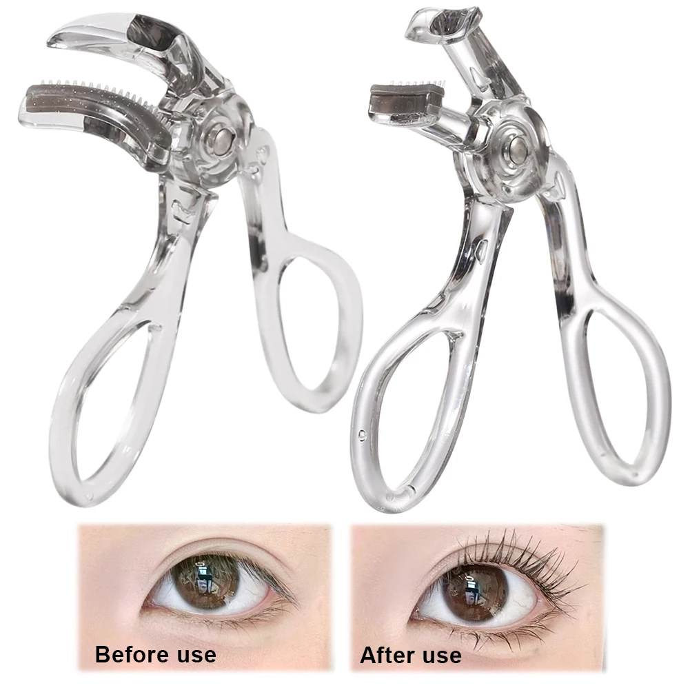 Eyelash Curler Lash Curling Tool Professional Cosmetic Eyelash Clip with Refill Pad Volumizing Lash Lift Tool Makeup Accessories