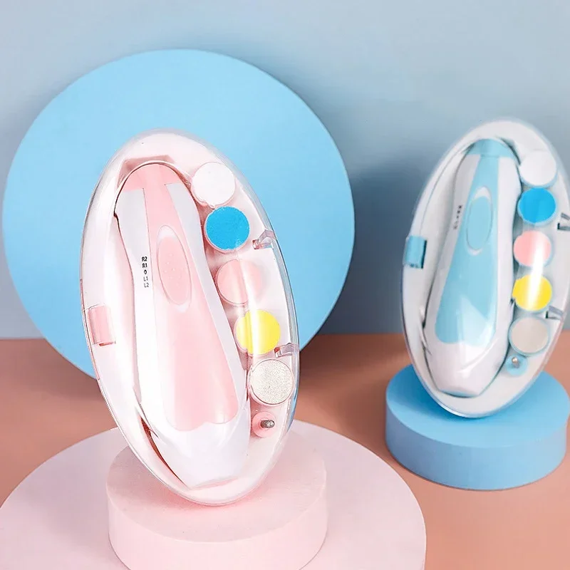 Recortador de uñas eléctrico para bebé con 6 cabezales de molienda - imagen 4