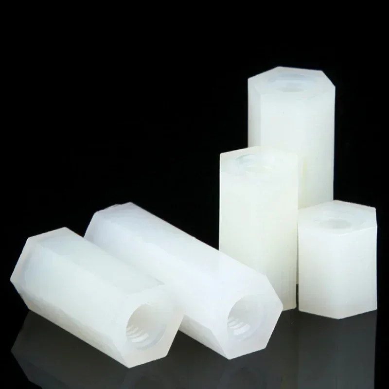 

600pcs White Nylon Hex Standoff Spacer Female To Female M2 M2.5 M3 M4 L=5~30mm 10mm 15mm 22mm for Circuit Boards Column