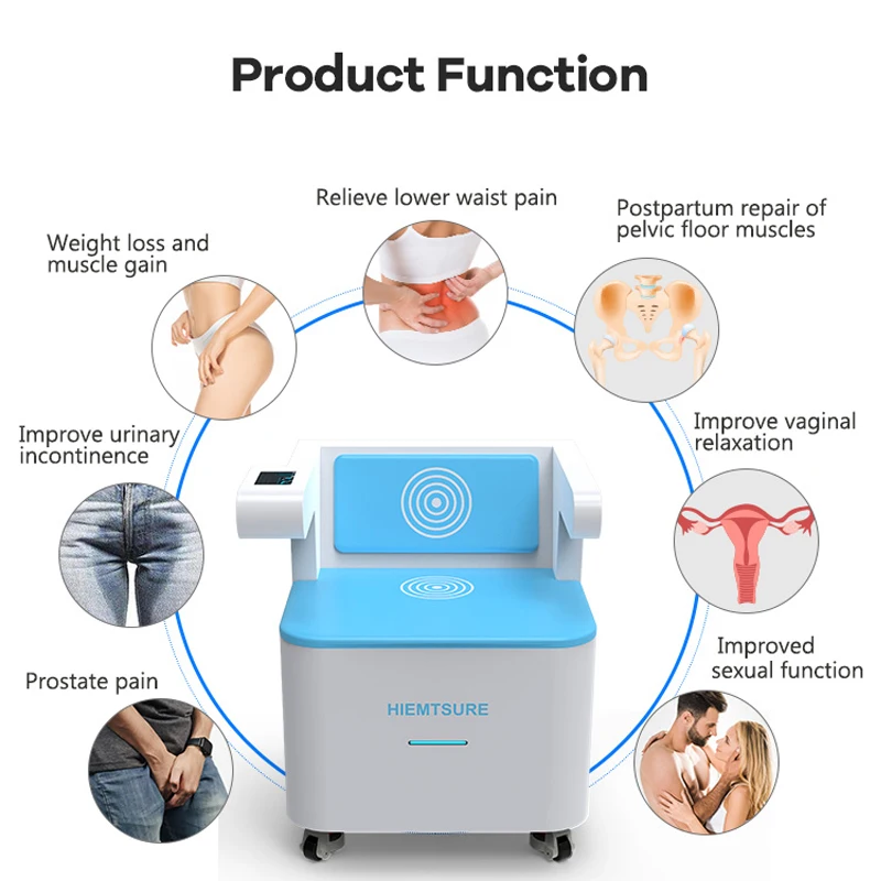 Ems Pelvic Floor Muscle Stimulator Postpartum Recovery Muscle Trainer Pelvic Floor Chair Machine Prostate Treatment