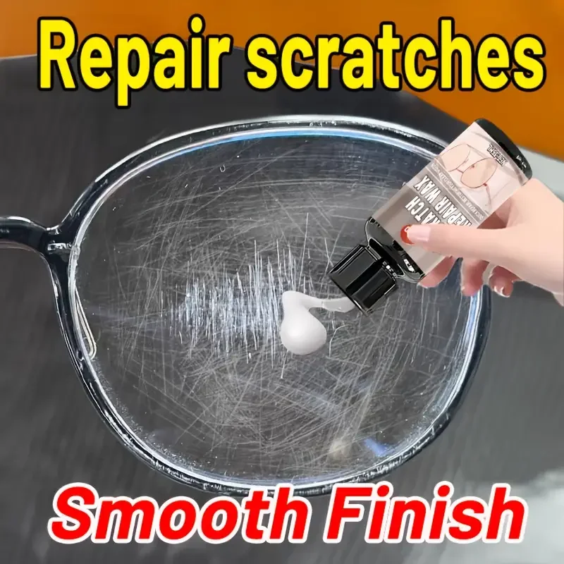 Glass & Lens Scratch Remover,Restores clarity quickly.Safe for use on car windows,watch crystals,and eyewear.Non-abrasive formul