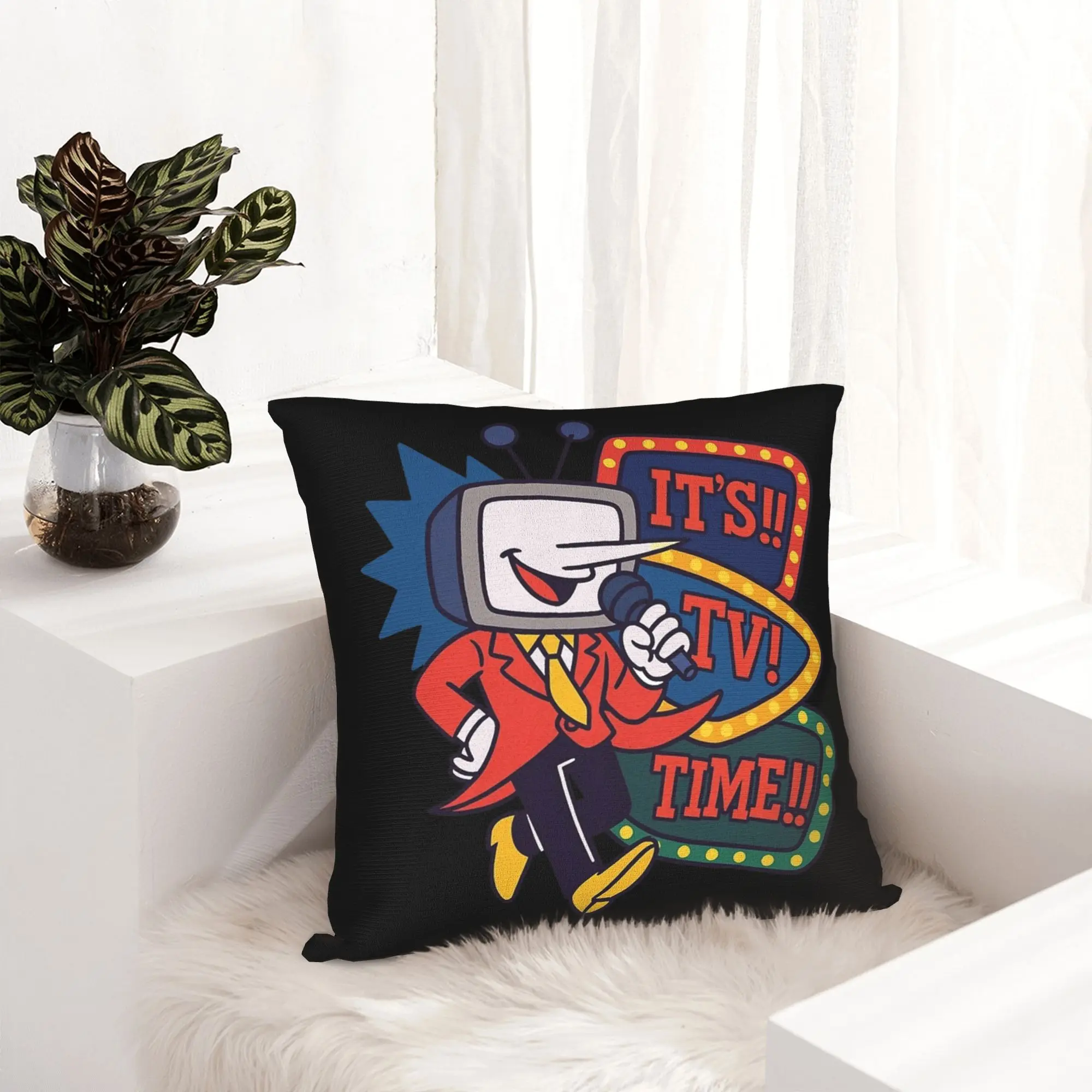 Deltarunes Tenna Pillowcase Printing Cushion Cover Decorative  Pillow Case Cover Car Zippered
