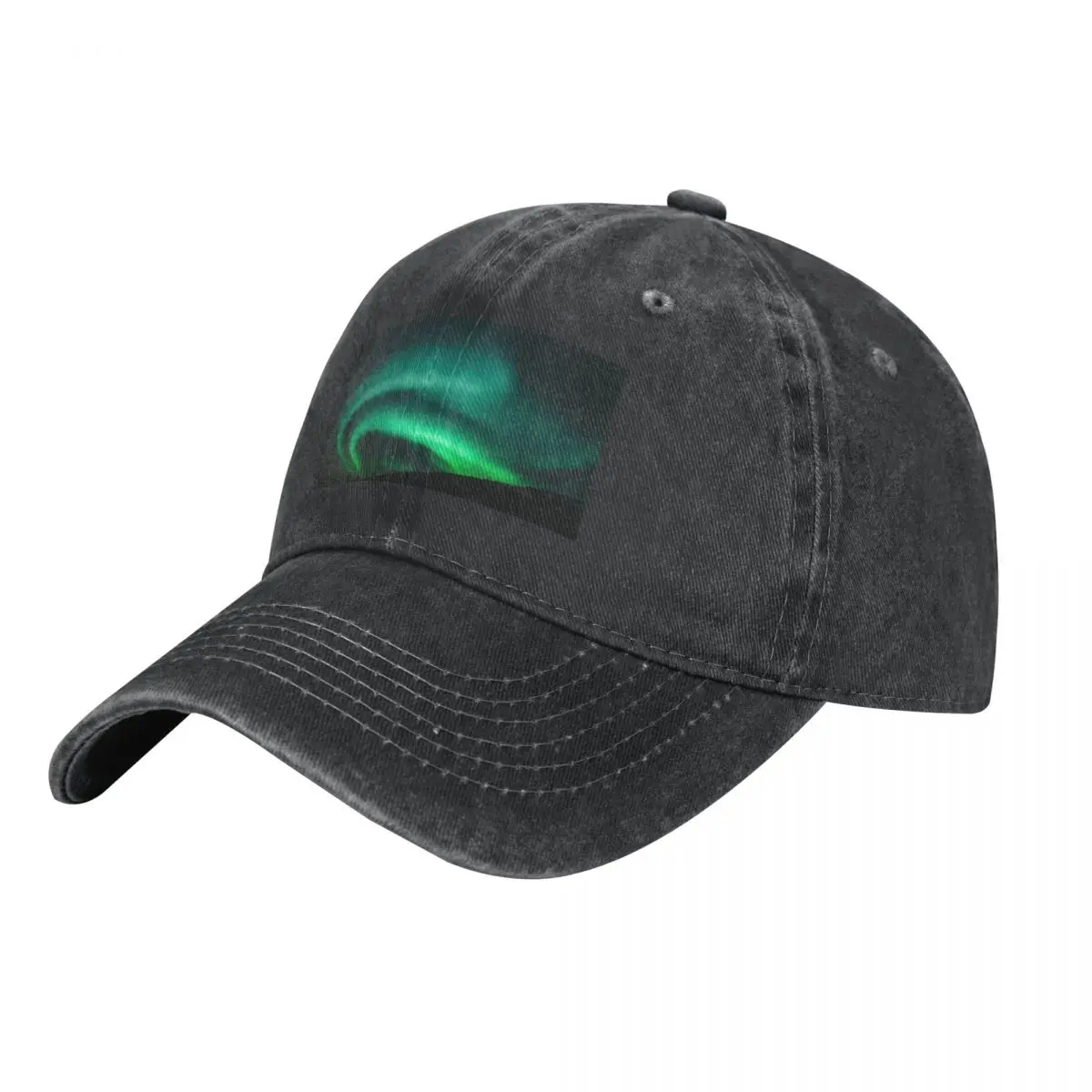 northern lights spiral Cowboy Hat Big Size Hat Hat Baseball Cap Trucker Hats For Men Women's