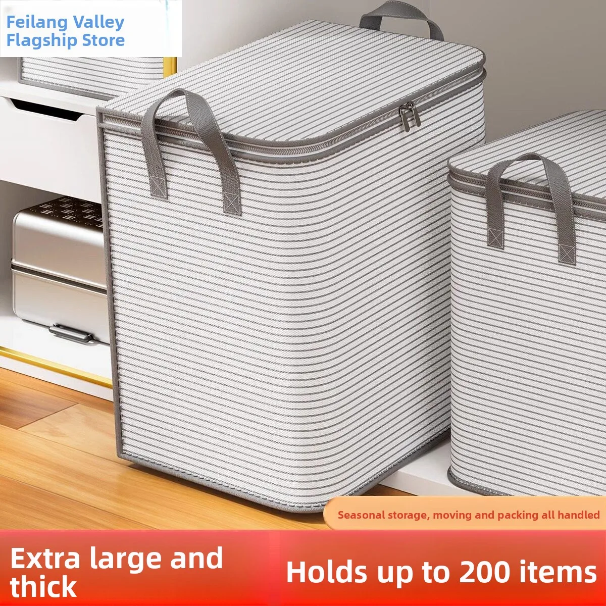 

Large Capacity Cotton Quilt Storage Bag Moving Packing Bag for Clothes And Quilts Student Dormitory Luggage Organization Wate...