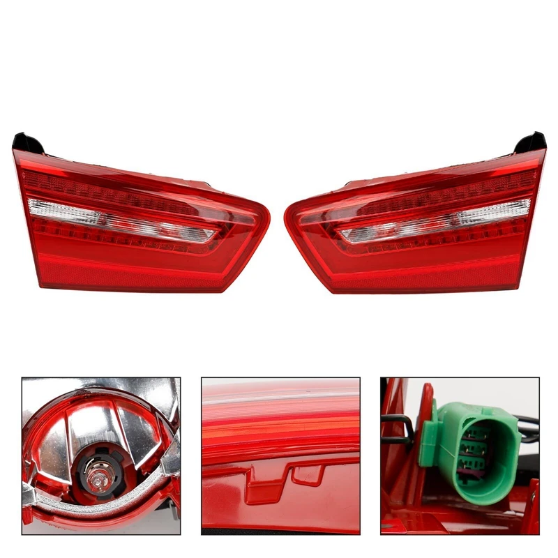 Right Inner LED Tail Light Brake Stop Lamp Accessories Parts Component For  A6 C7 Sedan 2012-2015 4GD945094