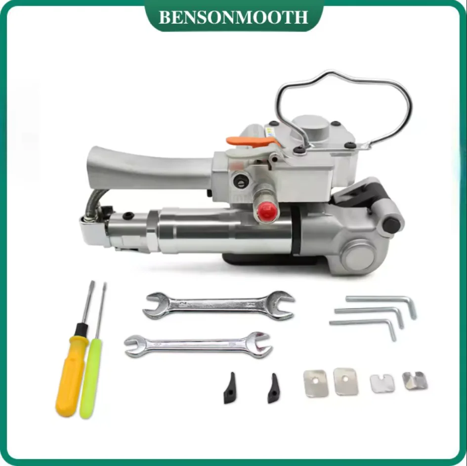 Portable Pneumatic PET Plastic PP Polypropylene Hand Strapping Machine in Paper Wooden Industrial Box Packing