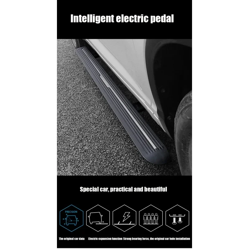 Factory Best Seller-High Quality Folding Running Boards For Grand Cherokee Deployle Pedals Electric Auto Side Steps 2