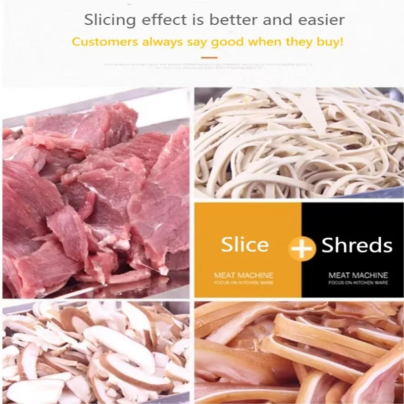 Mais popular máquina de corte de carne manual comercial fatiador de carne de aço inoxidável máquina de miculação fatiador de vegetais