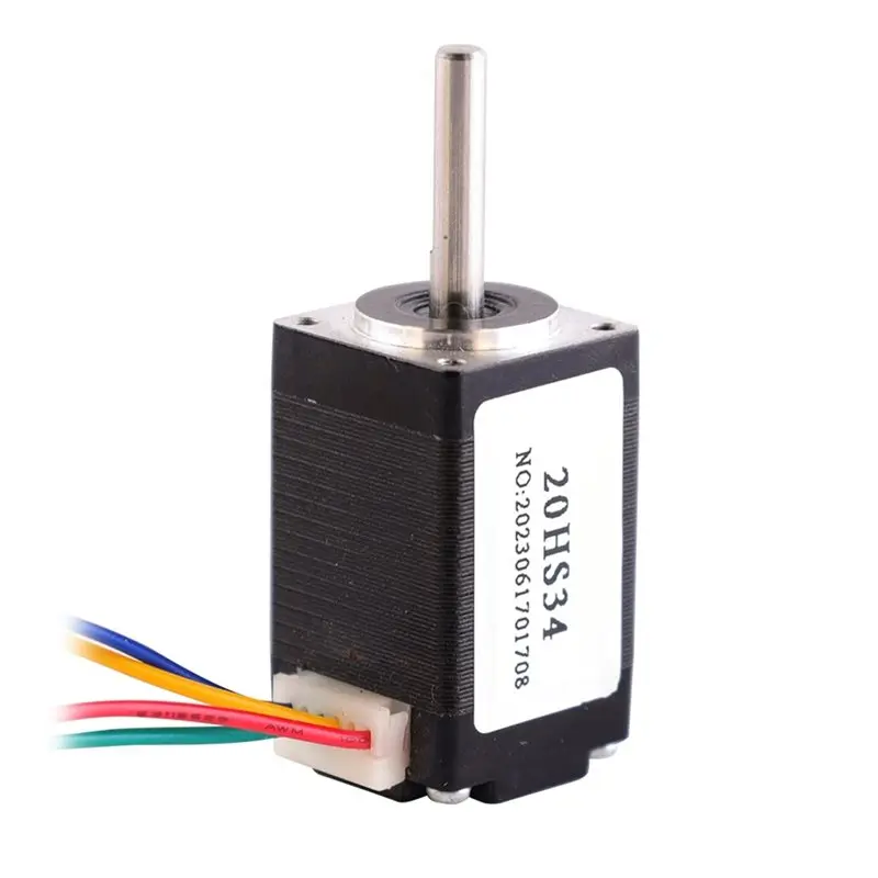 BHTS-High Torque Nema 8 For CNC 3D Printer Stepper Motor 20HS34 Series 21Mn· M 34Mm 0.8A 1.8 Degree