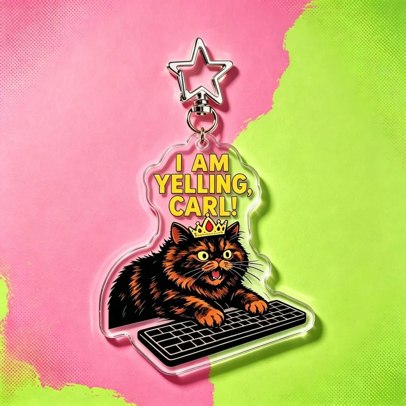 Dungeon Crawler Carl Princess Donut Acrylic Keychain 